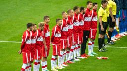 Polish national football team during the 2022 FIFA World Cup Qualifier Group I match between Poland and England in Warsaw, Poland on September 8, 2021.