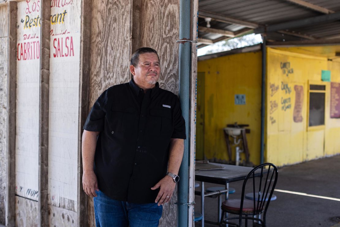 Albino Zuniga believes overly generous Covid-19 benefits have slowed the economic recovery. "If you're going to be something in life, you have to do it by yourself," he said during an interview at the Pulga Los Portales flea market in Alton, Texas.