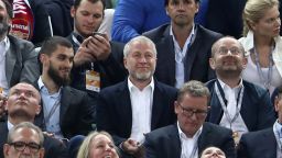 Chelsea owner, Roman Abramovich is seen in the stands during the UEFA Europa League Final between Chelsea and Arsenal at Baku Olimpiya Stadionu on May 29, 2019 in Baku, Azerbaijan. 