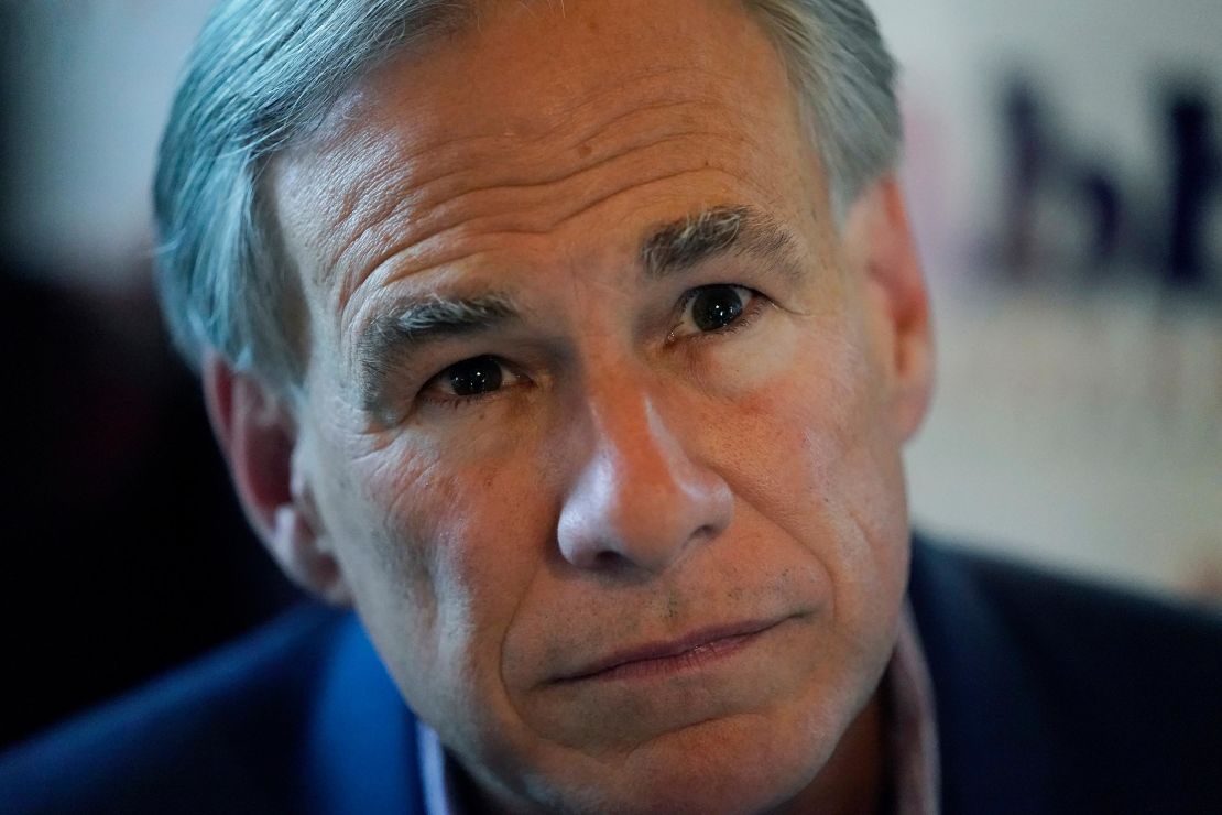 Texas Gov. Greg Abbott speaks during a campaign stop, Thursday, February 17, 2022, in San Antonio. 