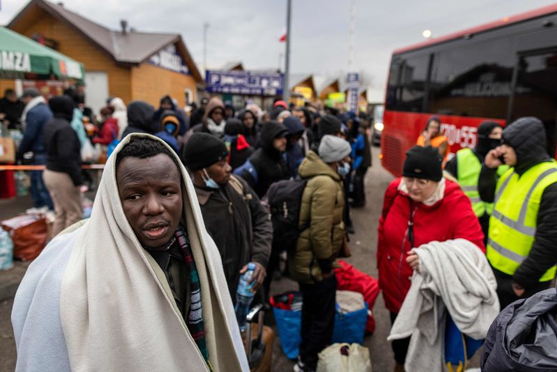 Indian and African students fleeing Ukraine say they face racism at border picture photo