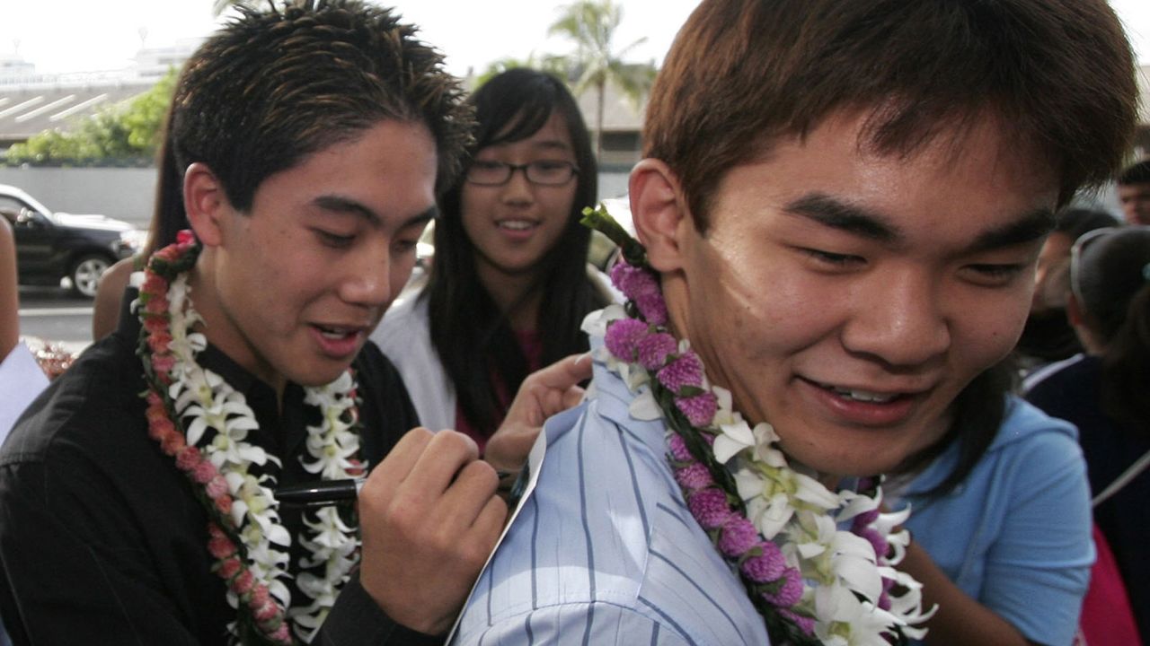 Ryan Higa (left) was part of a pioneering generation of Asian American YouTubers whose videos garnered massive followings.