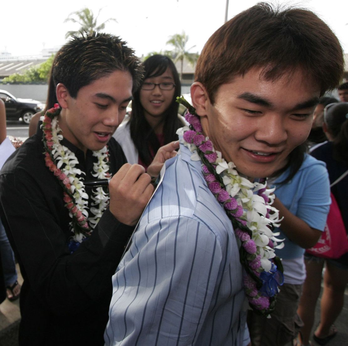 Ryan Higa (left) was part of a pioneering generation of Asian American YouTubers whose videos garnered massive followings.