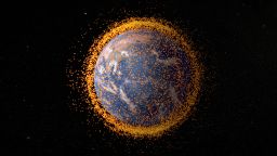 An illustration of orbital space debris. Space debris tracking software attempts to keep tabs on the hundreds of thousands of traceable pieces of debris flying uncontrolled through Earth's orbit.