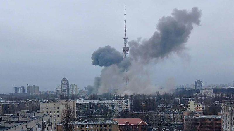 Kyiv hit with rockets targeting Holocaust memorial and TV tower hours after Russia threatened ‘high-precision’ strikes – CNN