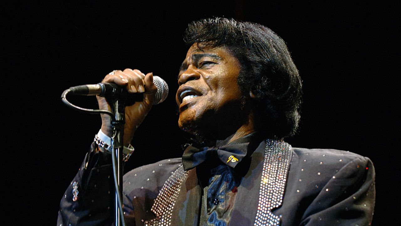 AUSTRALIA - FEBRUARY 17:  Photo of James BROWN; performing live onstage  (Photo by Bob King/Redferns)
