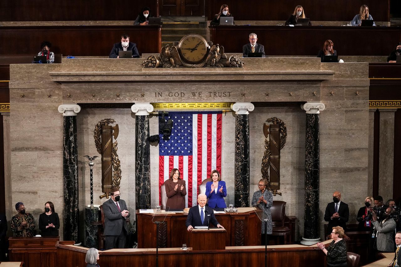 Photos Biden S First State Of The Union Address Cnn Politics Photos Biden S First State Of The Union Address Cnn Politics