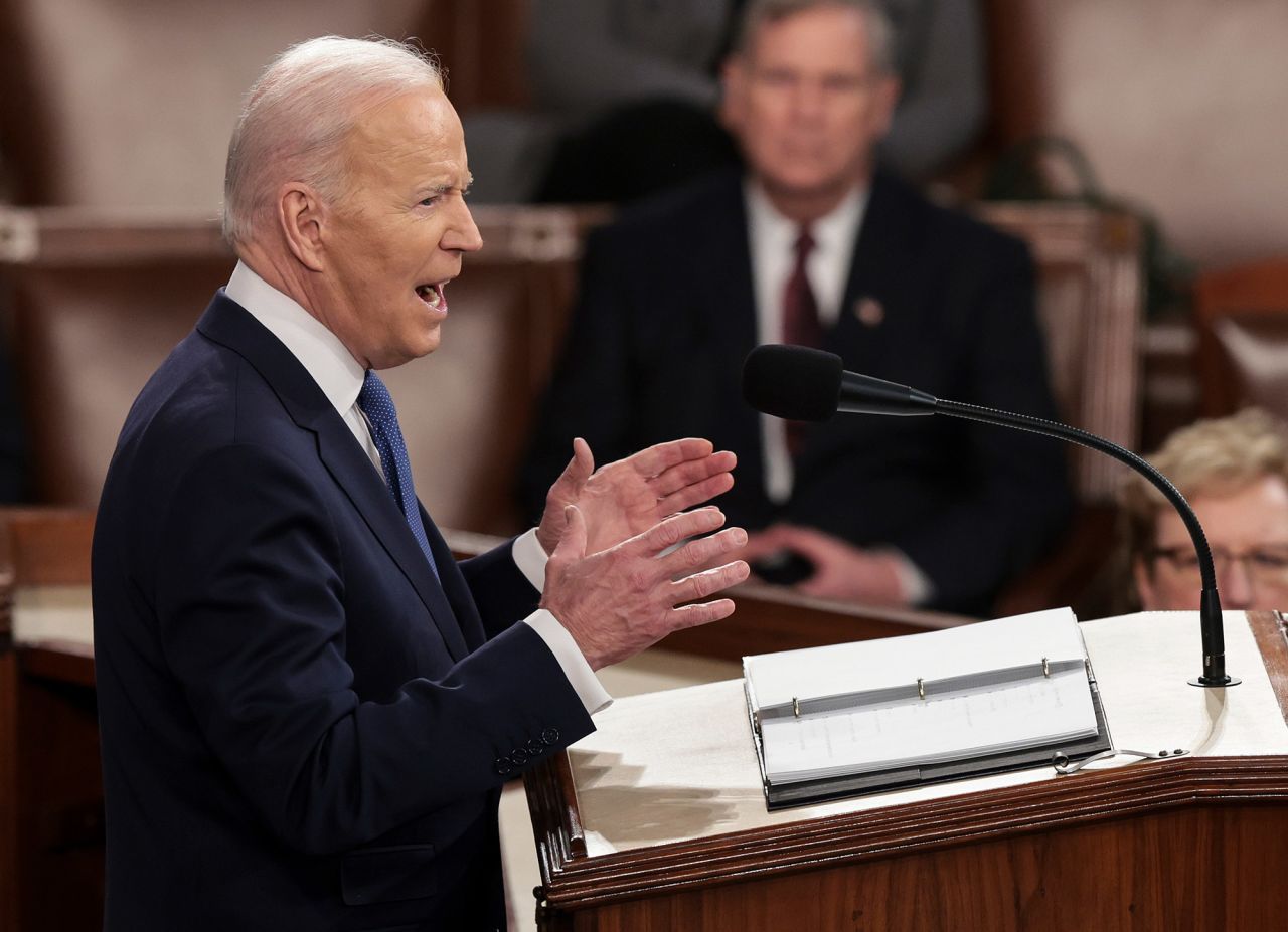 During his speech, Biden <a href="https://www.cnn.com/politics/live-news/biden-state-of-the-union-2022/h_2a9a831f0a564b88cffbc1890f47aec7" target="_blank">outlined his plan</a> to emerge from the Covid-19 pandemic. He called for a bipartisan "reset" from the polarization of the last two years as the nation begins the return to normal: "Let's use this moment to reset, stop looking at Covid-19 as a partisan dividing line. See it for what it is: A God-awful disease. Let's stop seeing each other as enemies, and start seeing each other for who we are: fellow Americans." 