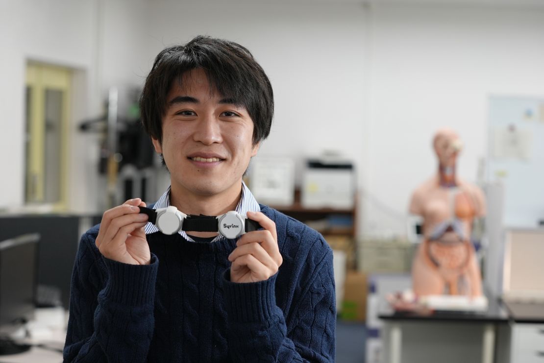 Masaki Takeuchi began engineering the artificial larynx prototype, Syrinx, in 2019.