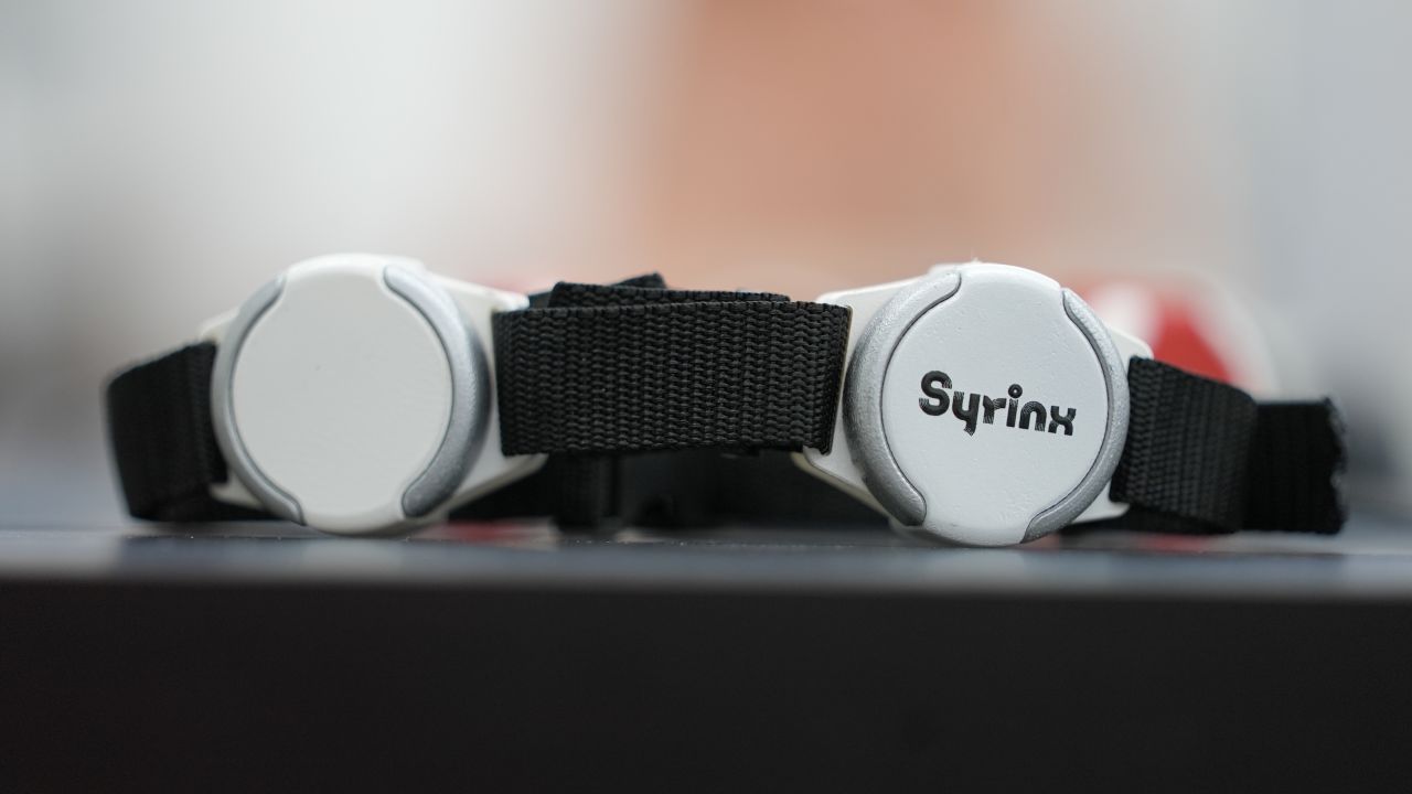 The Syrinx prototype has two transducers, which Takeuchi says allow for more vocal pitch.