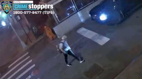 NYPD Crime Stoppers released surveillance video after the February attack. 