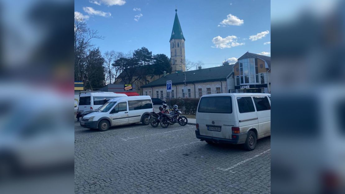By Sunday, Yana, Sergii and Liza had reached the safety of Yana's family home in Vynohradiv, near the Hungarian border.
