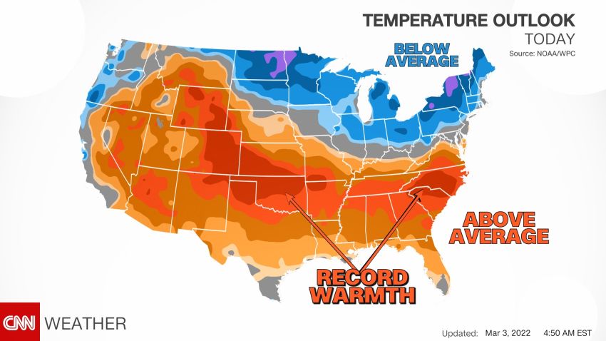 daily weather forecast temperature outlook