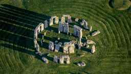 Aerial photograph of Stonehenge.