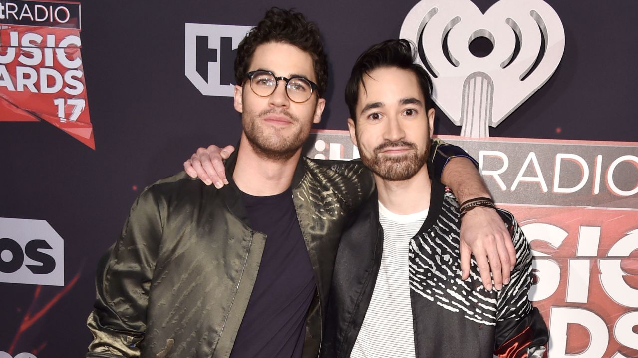 Darren Criss and his brother Charles Criss in 2017.