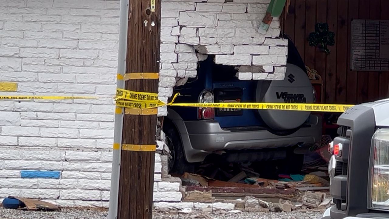 A car crashed into a day care center on March 3 in Anderson, California.