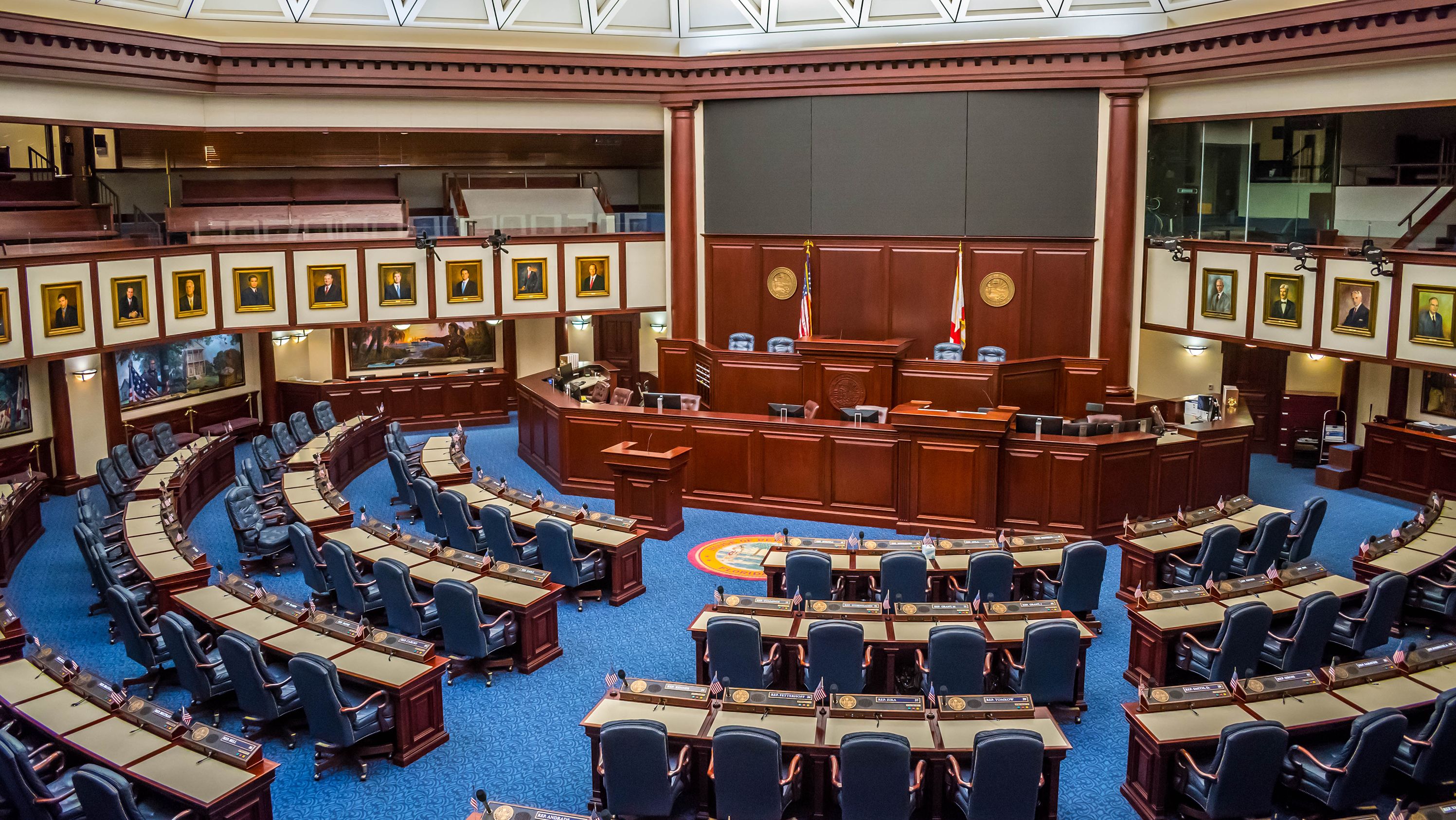 The Florida Senate chamber is seen in this file photo.