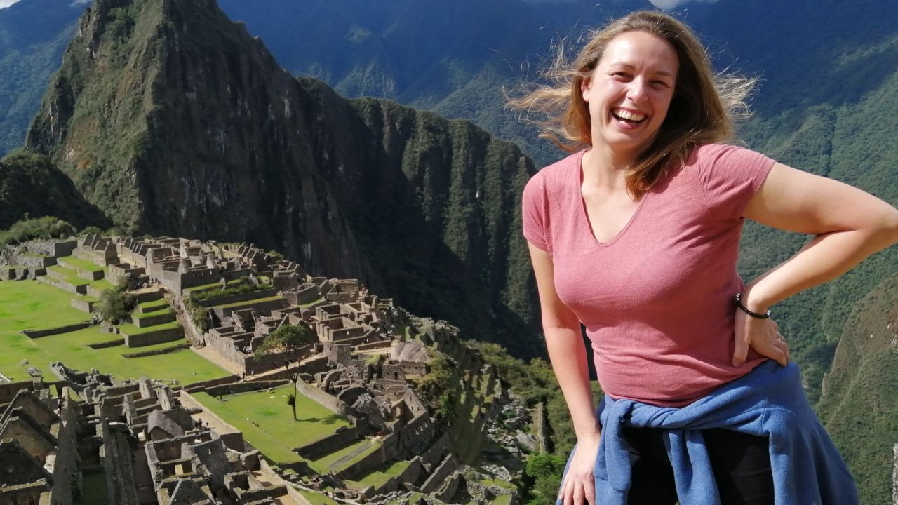 Laura Rendell-Dunn at Machu Picchu in happier times.