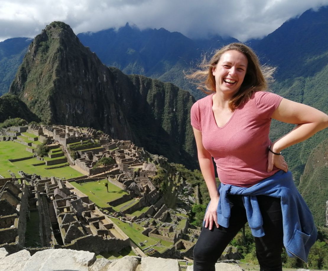 Laura Rendell-Dunn at Machu Picchu in happier times.