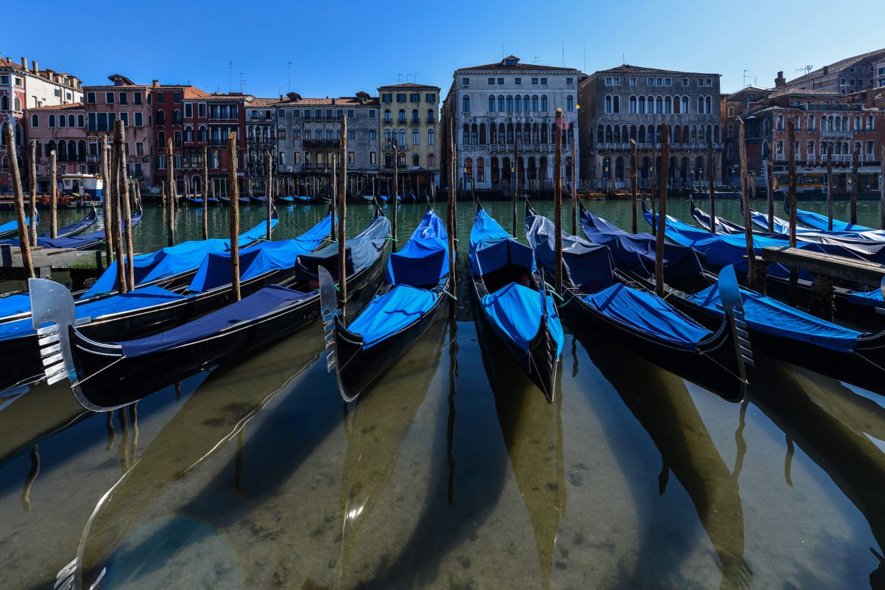 <strong>Venice, Italy: </strong>Prior to Covid, Venice was making headlines because of overcrowding as legions of tourists put a strain on its ancient streets and waterways. By March 18 of 2020, it was a ghost town. 