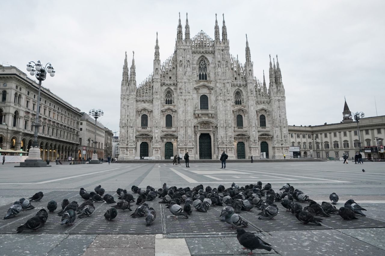 <strong>Milan, Italy: </strong>Italy was one of the virus's first major European hotspots, prompting the country to impose a strict lockdown that shut down all but a few essential services.