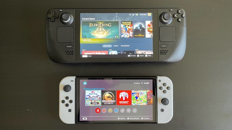 Valve Steam Deck vs. Nintendo Switch OLED | CNN Underscored