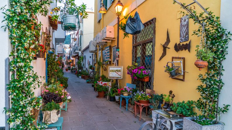 <strong>Colorful streets:</strong> The island features in Elena Ferrante's best-selling book series known as the Neapolitan novels. 
