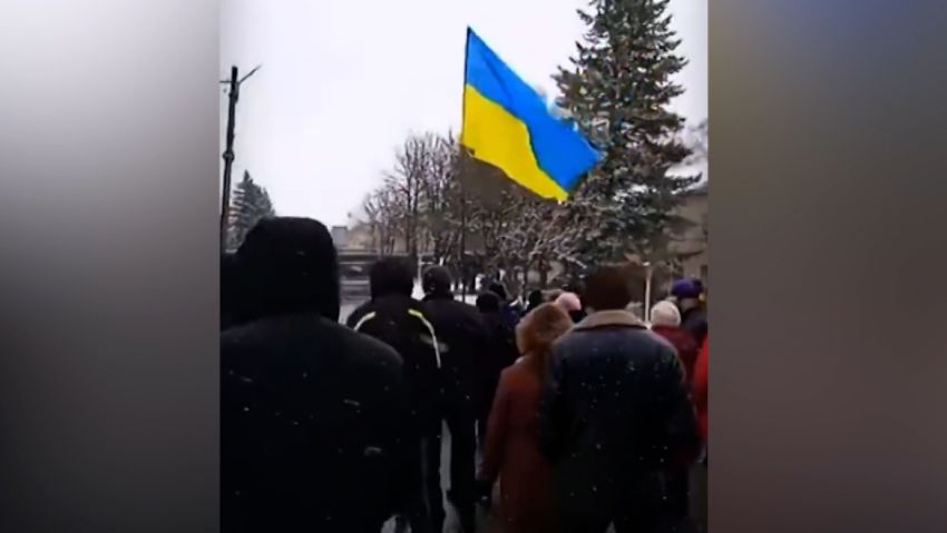 Ukraine Protesters Novopskvo