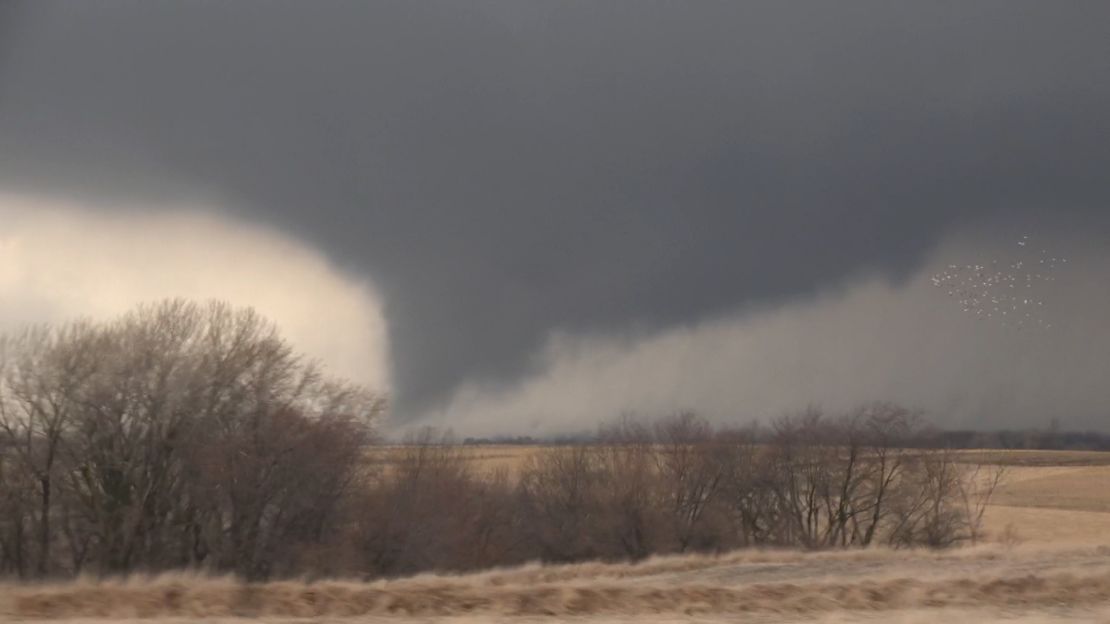 A storm chaser captured images of the tornado that hit Winterset, Iowa this weekend.