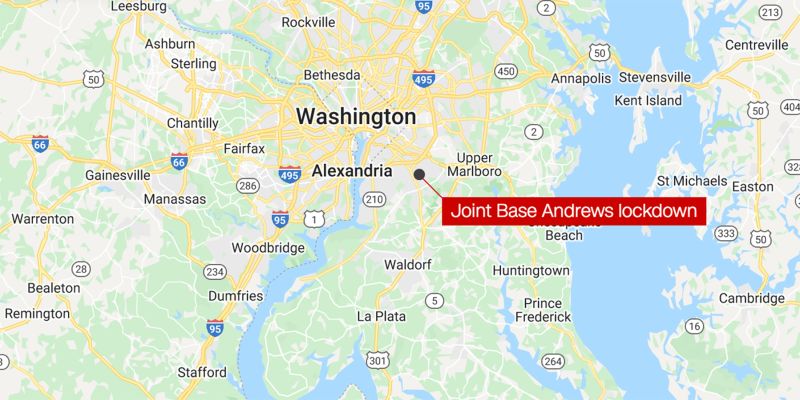 Joint Base Andrews One Arrested With Weapon After VP Harris Arrival   220306204330 Map Joint Base Andrews 