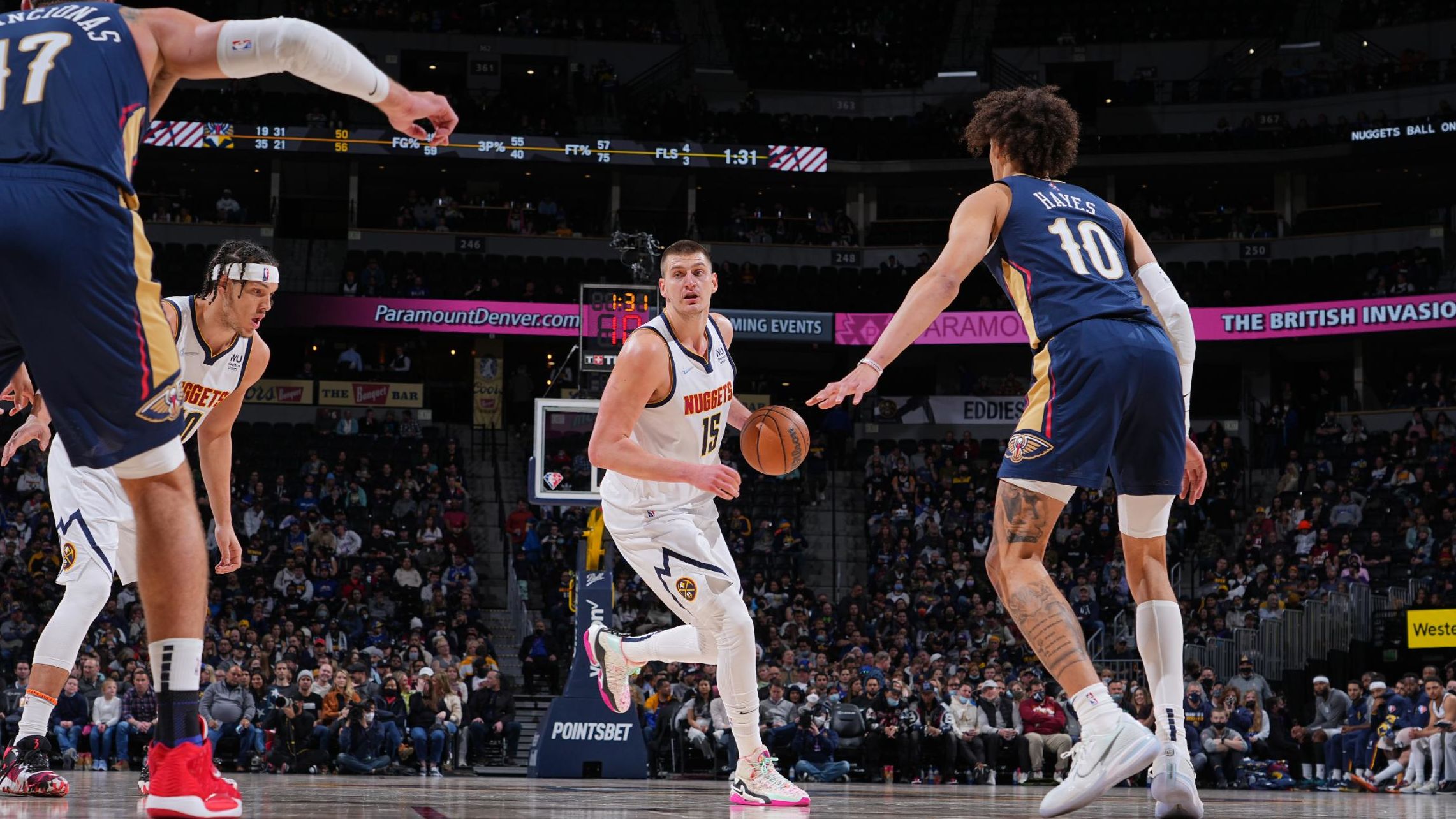 Jokic is the NBA's reigning MVP and his performance had his teammates raving.