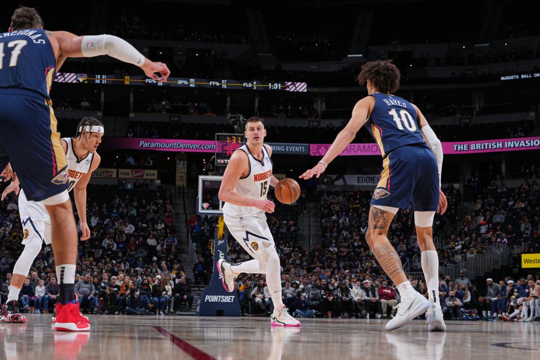 Jokic is the NBA's reigning MVP and his performance had his teammates raving.