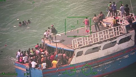 Many of those aboard the stricken boat needed medical attention.