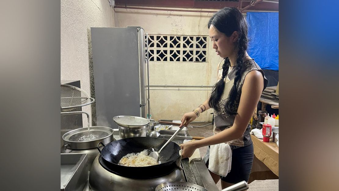 Sam Lui, a philosophy graduate, started running Wendy's Wok World in 2019. 