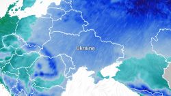 ukraine cold map card