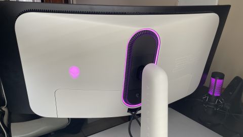 alienware curved monitor rear