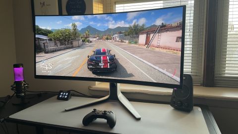 alienware curved monitor forza