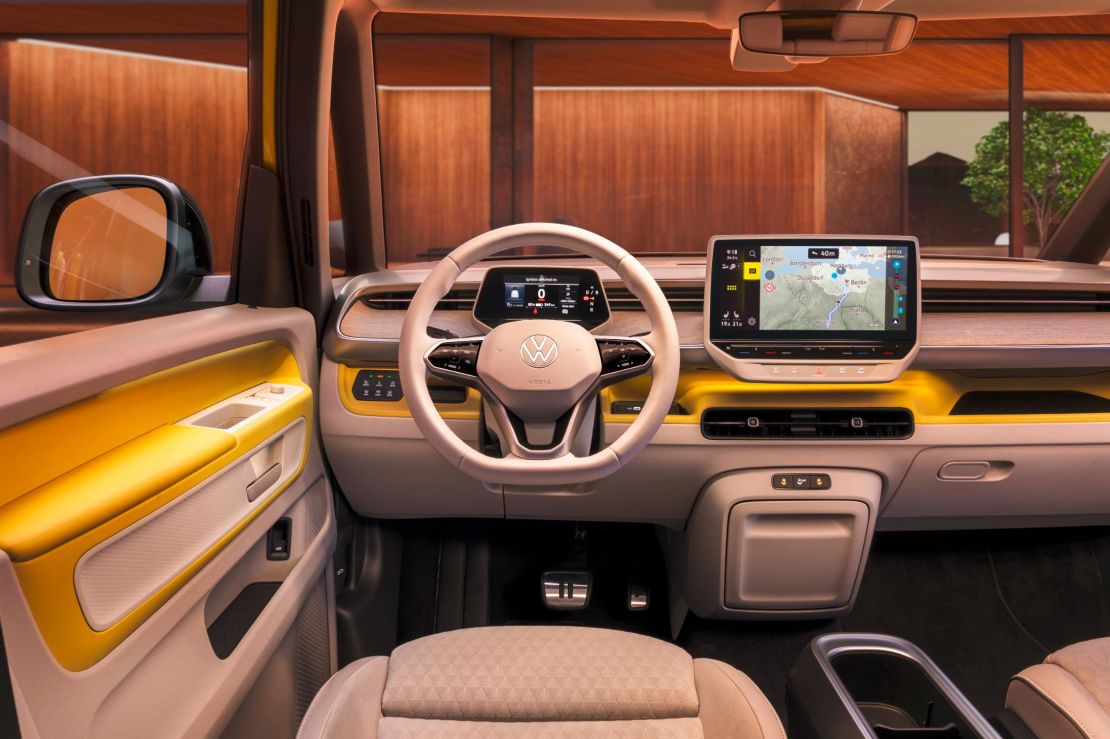 The interior shares some features with VW's other EV models.