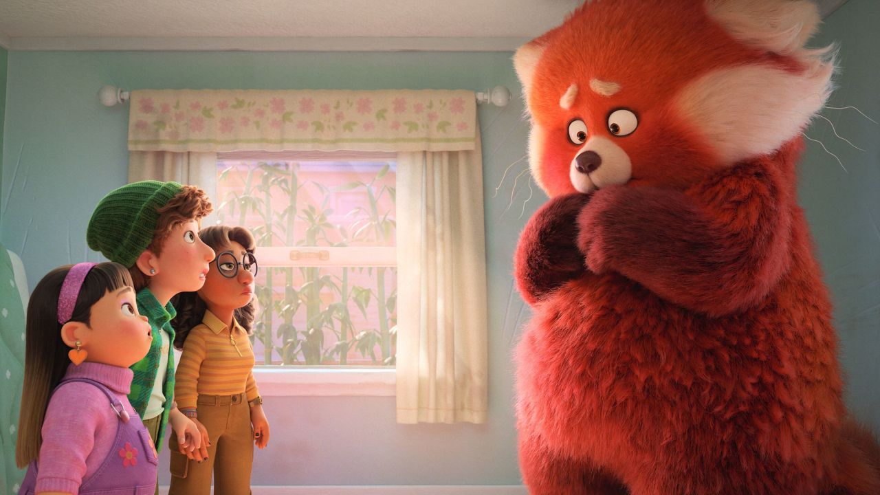 Pixar's "Turning Red" featured its young protagonist transforming into a giant red panda.