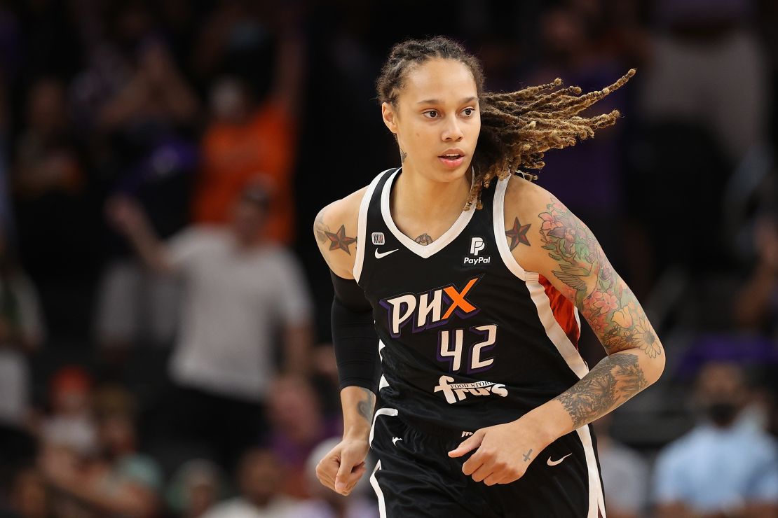 Brittney Griner of the Phoenix Mercury has been detained in Russia for weeks.
