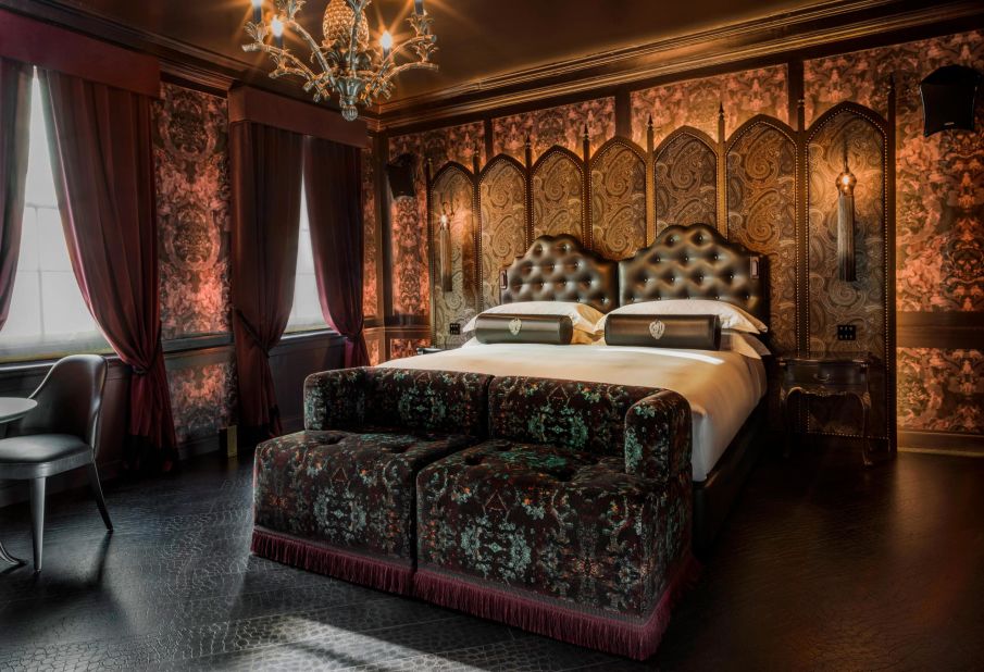 <strong>Chateau Denmark, England: </strong>Scheduled to open this spring, Chateau Denmark offers 55 rooms that are truly out of this world. Think psychedelic wallpaper and gothic bathrooms.