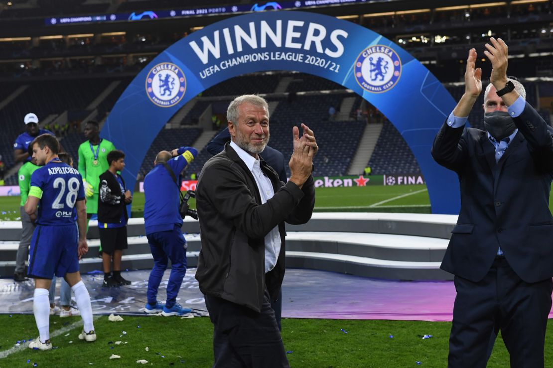 Roman Abramovich led the club to 21 trophies as owner.