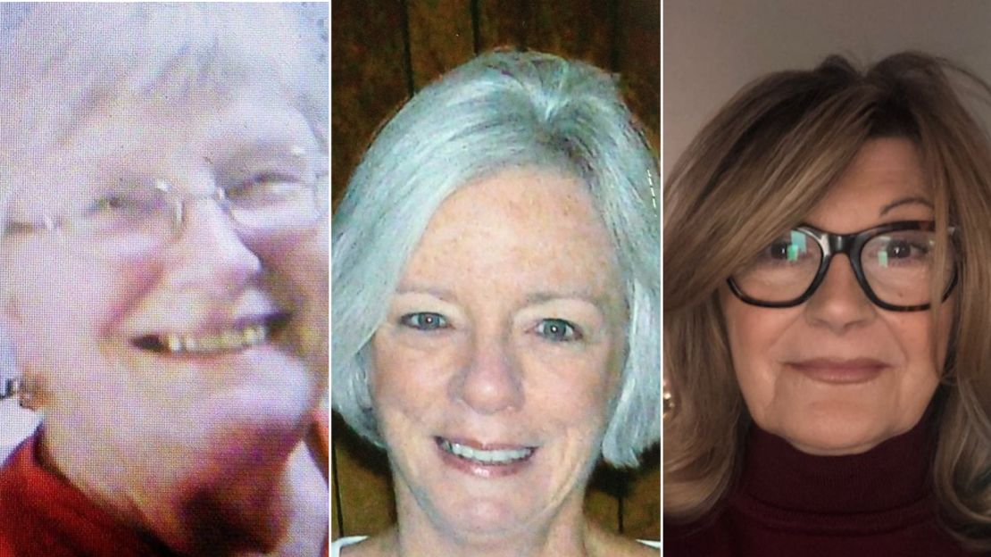 From left to right: Regina Dew, Winnie McMorrow and Debra Jonsson, who met by chance on a Southwest airplane.