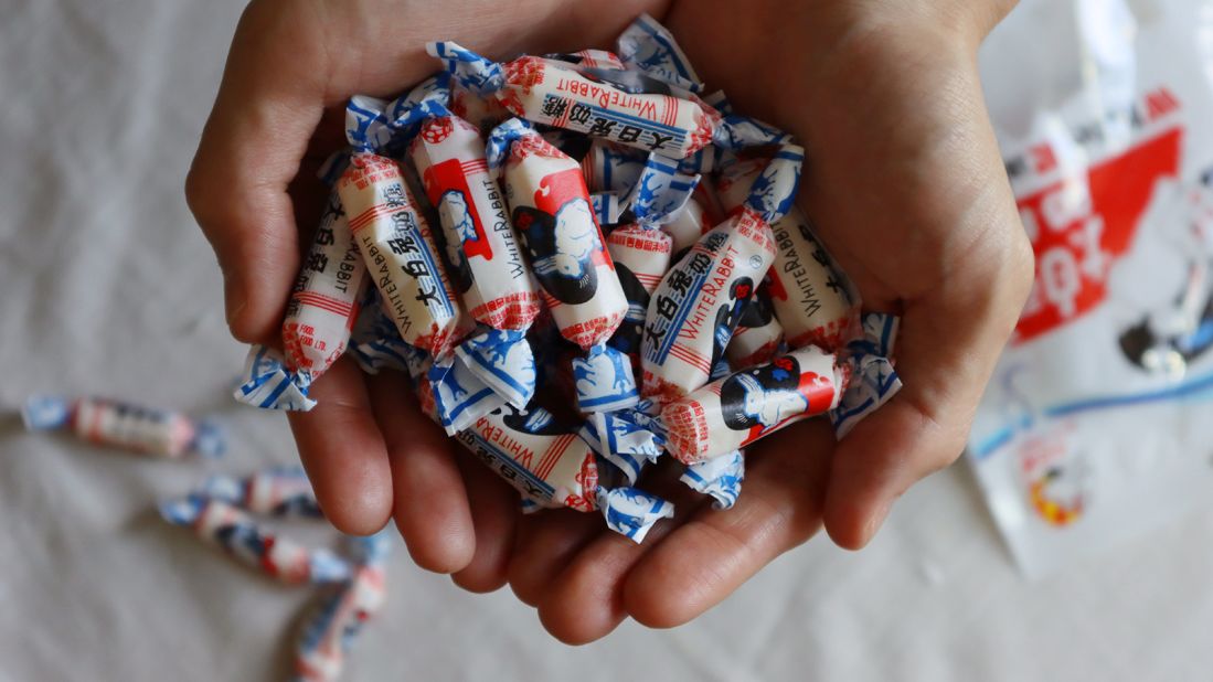<strong>Cute, colorful packaging: </strong>The candy's popularity is about more than just flavor. The red-white-and-blue wrappers printed with a mischievous bunny are instantly recognizable.