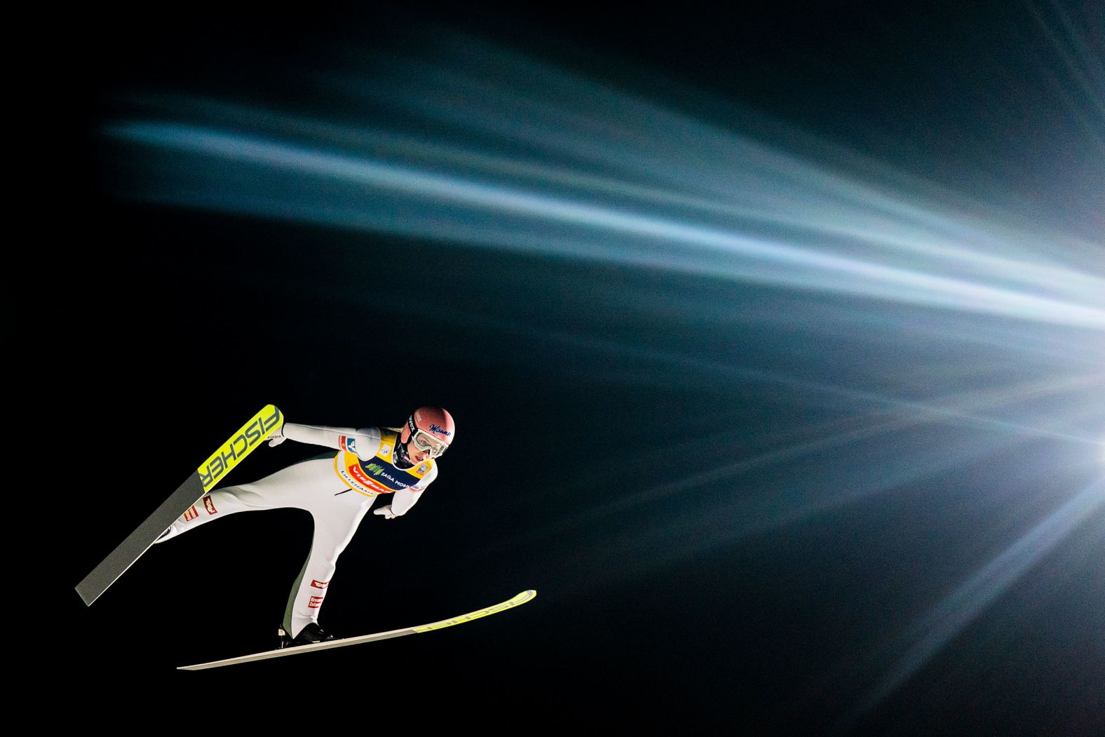 Austrian ski jumper Marita Kramer competes in a World Cup event in Lillehammer, Norway, on Thursday, March 3.