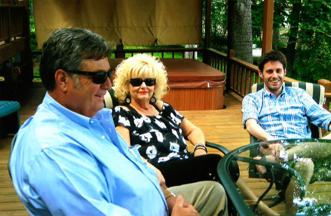 Garrard Conley and his parents.