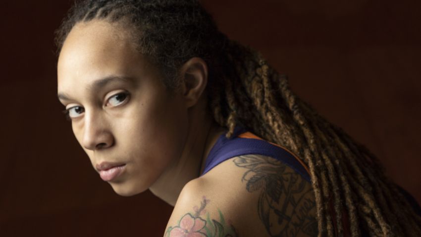 WNBA MVP candidate and All Stars player Brittney Griner during media day before she enters her eighth season with Phoenix Mercury, on May 20, 2019. 