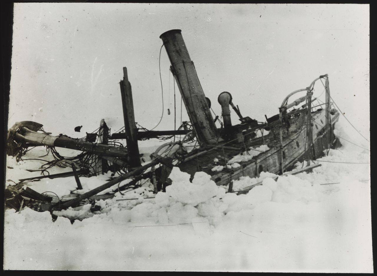 The wreck of the Endurance, 28 October 1919.