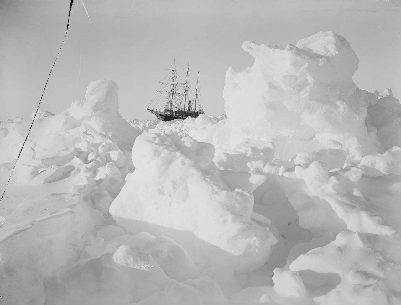 Frank Hurley's striking photos of the expedition have helped strengthen its legendary status.