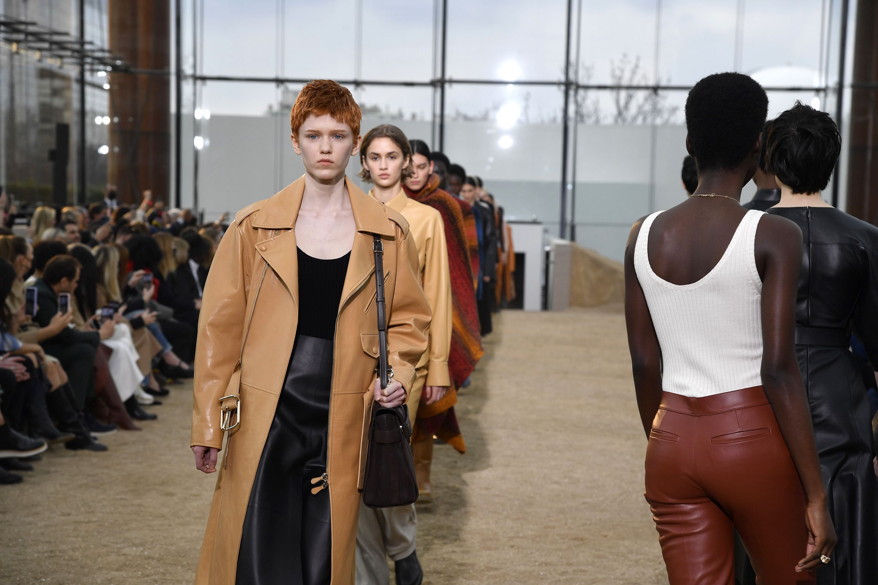 Balenciaga designer puts friends and family on Paris runway